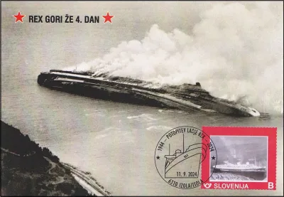 1944 - POTOPITEV LADJE REX - 2024